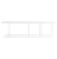 Maysun - Design Eettafel - DIONE Wit-Wit 170(270)X100 CM