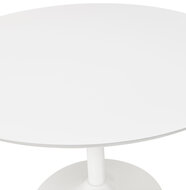 Maysun - Design Eettafel - BRITTE Wit &Oslash; 90 CM