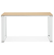 Bureau WARNER Naturel-Wit 140x70cm