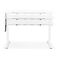 Zit-Sta Bureau LEVIOSA Wit-Wit 140x70cm