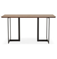 Bureau-Eettafel DORR Walnoot 150x70cm