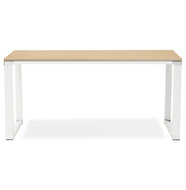 Bureau WARNER Naturel-Wit 160x80cm