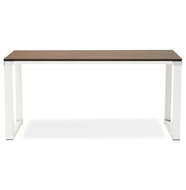 Bureau WARNER Walnoot-Wit 160x80cm