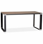 Bureau WARNER Walnoot-Zwart 160x80cm