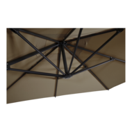 Zweefparasol-Libra-taupe-2,5x2,5mtr