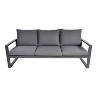 Outdoor Living - Loungebank Pina Colada Negro 209x80cm