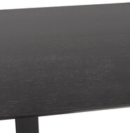 Maysun - Design Eettafel - JAILY Zwart - Zwart 150x70cm