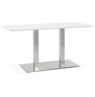 Maysun - Design Eettafel - RAYNA Wit 150x70cm