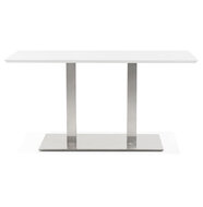 Maysun - Design Eettafel - RAYNA Wit 150x70cm