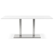 Maysun - Design Eettafel - RAYNA Wit 180x90cm