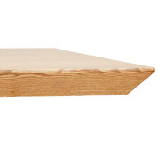 Maysun - Design Eettafel - ROXAN Naturel - Zwart 200x100cm