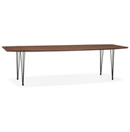 Maysun - Design Eettafel - STACY Walnoot Uitschuifbaar