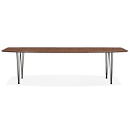 Maysun - Design Eettafel - STACY Walnoot Uitschuifbaar