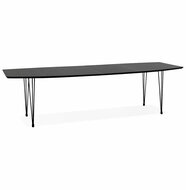 Maysun - Design Eettafel - STACY Zwart Uitschuifbaar