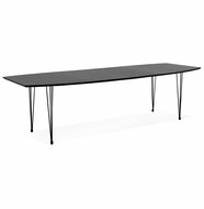 Maysun - Design Eettafel - STACY Zwart Uitschuifbaar