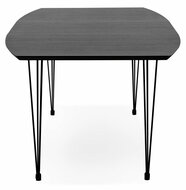 Maysun - Design Eettafel - STACY Zwart Uitschuifbaar