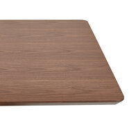 Maysun - Design Eettafel - JAILY Walnoot - Zwart 180x90cm