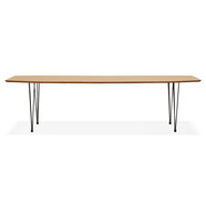 Maysun - Design Eettafel - STACY Naturel Uitschuifbaar