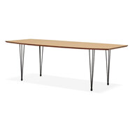 Maysun - Design Eettafel - STACY Naturel Uitschuifbaar