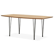 Maysun - Design Eettafel - STACY Naturel Uitschuifbaar