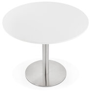 Maysun - Design Eettafel - GINA Wit &Oslash; 90cmMaysun - Design Eettafel - GINA Wit &Oslash; 90cm