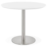 Maysun - Design Eettafel - JALEY Wit &Oslash; 90cm