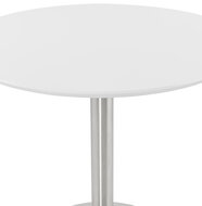 Maysun - Design Eettafel - JALEY Wit &Oslash; 90cm