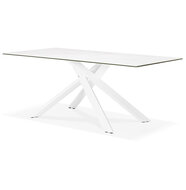 Maysun - Design Eettafel - VIVIAN Wit - Wit 180x90cm