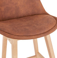 Maysun - Design Barkruk - SUSAN MINI Bruin - Naturel