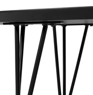 Maysun - Salontafel - SABINA - Zwart - Zwart 80x160x33cm