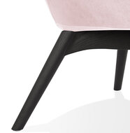 Maysun - Design Fauteuil - MELODIE Roze - Zwart