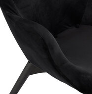 Maysun - Design Fauteuil - MELODIE Zwart - Zwart