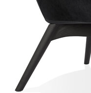 Maysun - Design Fauteuil - MELODIE Zwart - Zwart