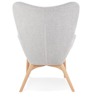 Maysun - Design Fauteuil- YOSHA Grijs - Naturel