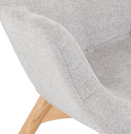 Maysun - Design Fauteuil- YOSHA Grijs - Naturel