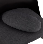 Maysun - Design Fauteuil- KAJAL Zwart - Donkergrijs