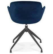 Maysun - Design Stoel - KYLIE Blauw - Zwart