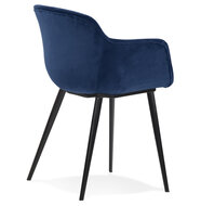 Maysun - Design Stoel - LOREEN Blauw - Zwart