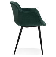 Maysun - Design Stoel - LOREEN Groen - Zwart