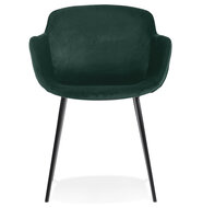 Maysun - Design Stoel - LOREEN Groen - Zwart