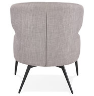 Maysun - Design Fauteuil - OPHELIE Grijs - Zwart