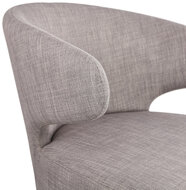 Maysun - Design Fauteuil - OPHELIE Grijs - Zwart