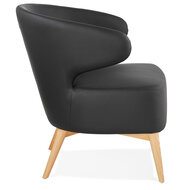 Maysun - Design Fauteuil - MILEY Zwart - Naturel