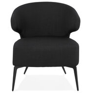 Maysun - Design Fauteuil - OPHELIE Zwart - Zwart