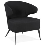 Maysun - Design Fauteuil - OPHELIE Zwart - Zwart