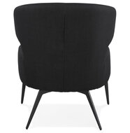 Maysun - Design Fauteuil - OPHELIE Zwart - Zwart