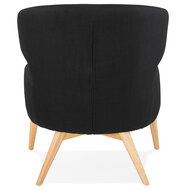 Maysun - Design Fauteuil - MILLY Zwart - Naturel