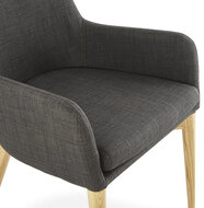 Maysun - Design Fauteuil - GENEVA Donkergrijs