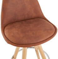 Maysun - Design Barkruk - AVERY MINI 65 Bruin - Naturel