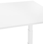 Maysun - Elektrisch Zit-Sta Bureau - DUNCAN Wit - Wit 160x80cm